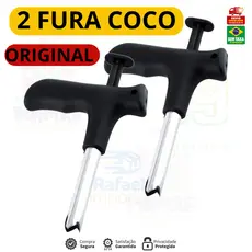 Furador de Coco Fura Perfurador Manual Abridor Inox ORIGINAL