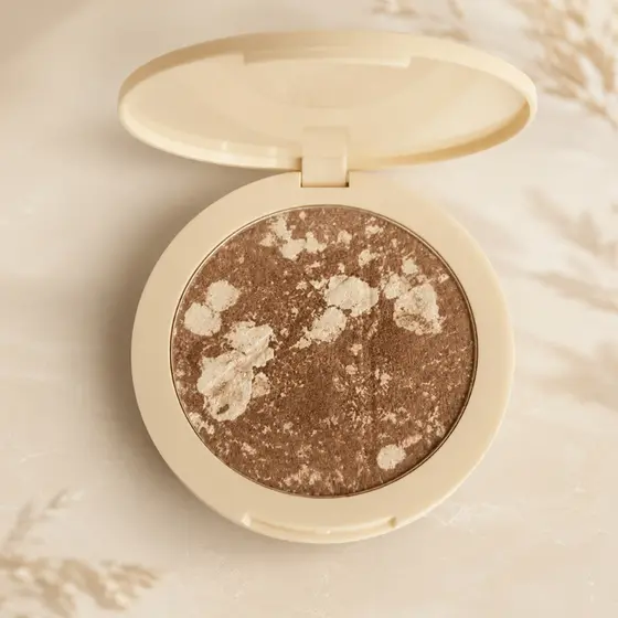 Bronzer blush e Iluminador Marmorizado MB01 Imperial Glass da Ruby Rose