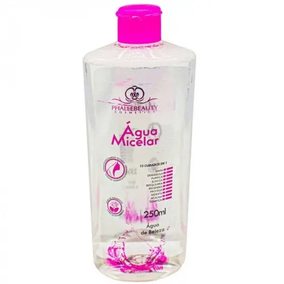 Água Micelar 10 Cuidados em 1 250ml - Phállebeauty