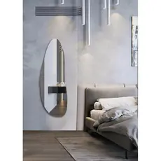 Espelho Organico Grande Abstrato Futurista Tendência Decoração Sala Banheiro
