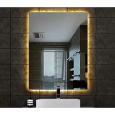 Espelho Led Sem Fio Luz quente, Espelho com Luz Com Led, A Bateria Decoração Luxo Decorativo Lindo