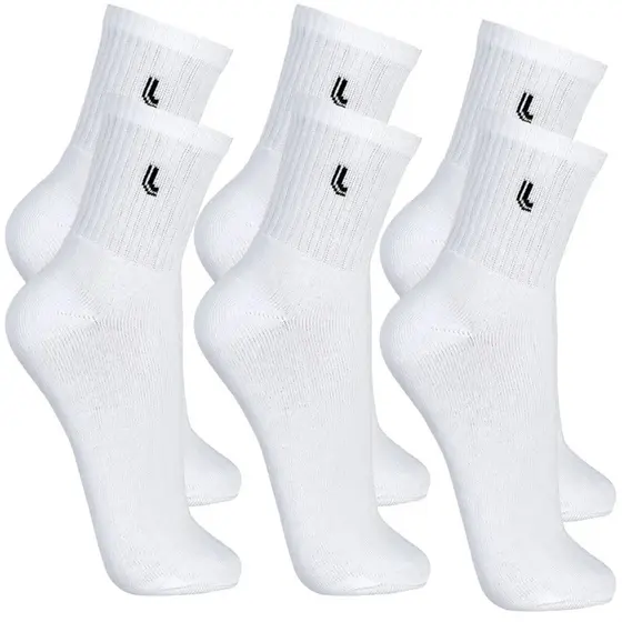 Kit Com 3 Pares Meia Lupo Cano Médio Walk Sport