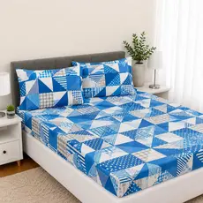 Jogo de Lençol Algodão Lençol e Fronha Ponto Palito Roupa de Cama Solteiro, Casal, Queen e King