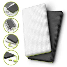 Carregador Portátil Power Bank 5000/10000mah com Adaptador para iPhone e Android (V8)