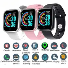 Relógio Inteligente D20 PRO Y68 Com Marcação De Batimentos Cardíacos Smartwatch Resistente Á Água