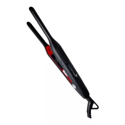 Chapinha de cabelo ultra fine Valerie's Hair VH2209 preta e vermelha 127V/220V