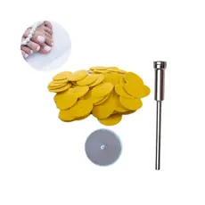 Kit Para Spa dos Pés 100 Lixa Plantar Gr. 120 + 1 Apoio + 1 Mandril PM Reforçado