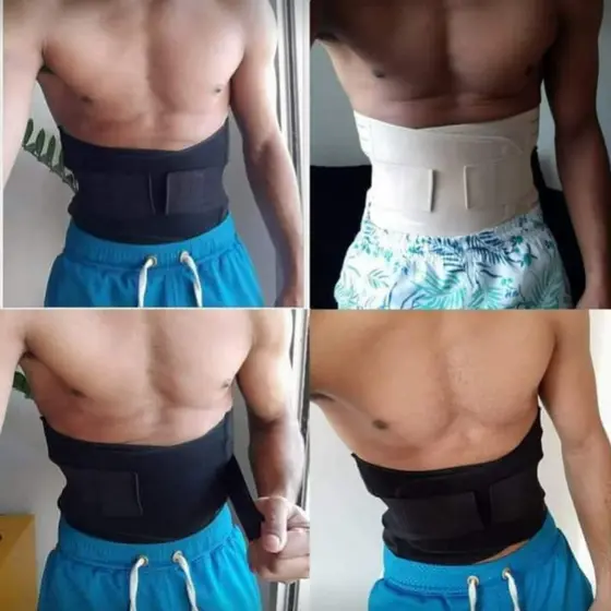 Cinta Modeladora Correta Lombar Masculina Unissex Super Redutora - Promoção