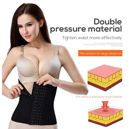 Mulheres pós-parto bondage cintura retractor cintura cintura mais seis fileiras de malha malha respirável corpo shapewear ajuste cintura