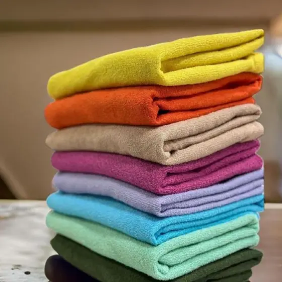 Kit 3 Toalha de Banho Maldivas 100% algodão 60x120cm Sortidas