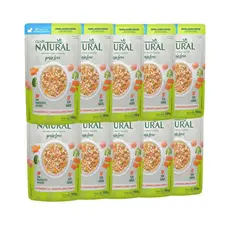 Caixa 18un Ração Úmida Sachê Guabi Natural Grain Free Cães Adultos Salmão Frango e Vegetais 100g