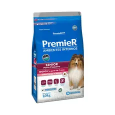 Ração Premier Ambientes Internos Sênior Raças Pequenas 1kg