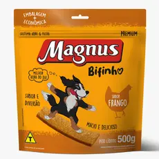 Magnus Bifinho Mastigável sabor Frango 500g
