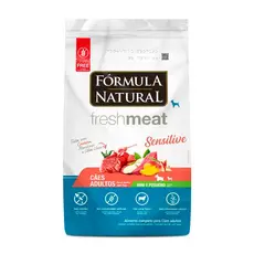 Ração Fórmula Natural Freshmeat Sensitive Cães Adultos Porte Mini e Pequeno Cordeiro 2,5kg