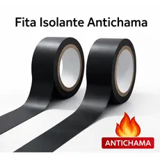 Fita Isolante Antichama 18x05m Kit 5 Rolos