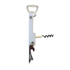 Saca Rolhas em Aço Inox para vinhos e espumantes,  resistente, pratico, ergonômico alta durabilidade