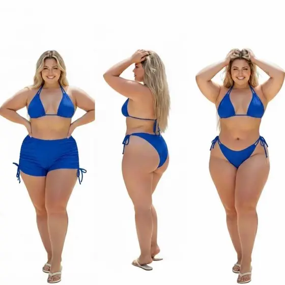 Trikini - Plus Size MODA PRAIA amarração