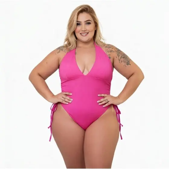 Maio Biquíni Verão Plus Size Moda Praia