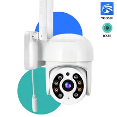 Câmera de Segurança Wi-Fi 2.4G Inteligente YOOSEE ou ICSEE com Visão Noturna HD ming À prova d'água