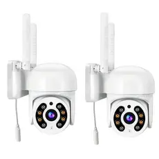 KIT 2 Câmera de Segurança Wi-Fi 2.4G YOOSEE ou ICSEE com Visão Noturna HD ming À prova d'água BIVOLT