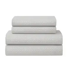Jogo Cama Casal Acetinado 4 peças Embossed Casa Mia