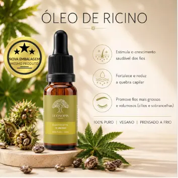 Óleo Vegetal de Rícino 100% PURO