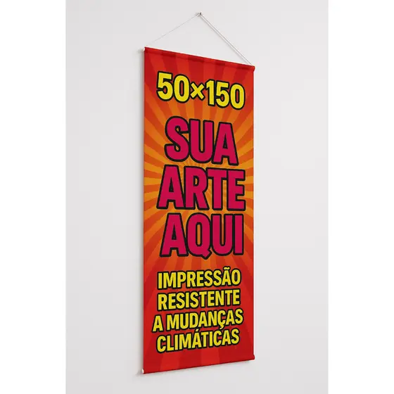 Banner Personalizado 50x150 Com Sua Arte