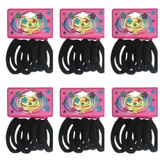 Kit 72 unidade Elásticos Acessorios de Cabelo