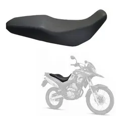 Capa De Banco Assento Moto Honda XRE 300 2009 até 2015 e 2020/2023 Preta Original Capas SEM LOGO