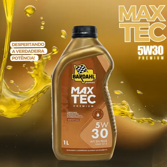 Óleo De Motor 5w30 Fuel Economy Sintético 1l Bardahl Promax API SN