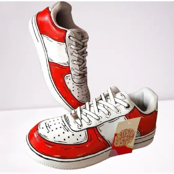 tênis customizado Cartoon vermelho Tam único 39 oferta