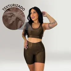 Conjunto Fitness de Short Academia CrossFit Treino Cintura Alta Arsenall Fitness
