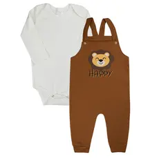 Conjunto Jardineira Menino ou Menina  Roupas de Bebê