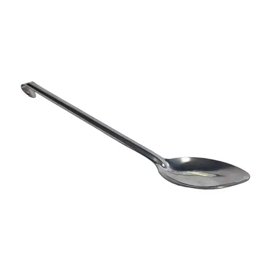 COLHER DE SERVIR EM INOX COM GANCHO 33,5CM COLHER DE ARROZ