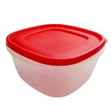 POTE HERMETICO 3,3L COM TAMPA VERMELHA 0356 22x11,9x22CM