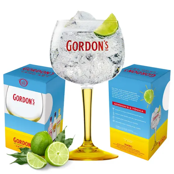 Taça De Gin Gordons Feita Em Vidro 600ml - Produto Oficial