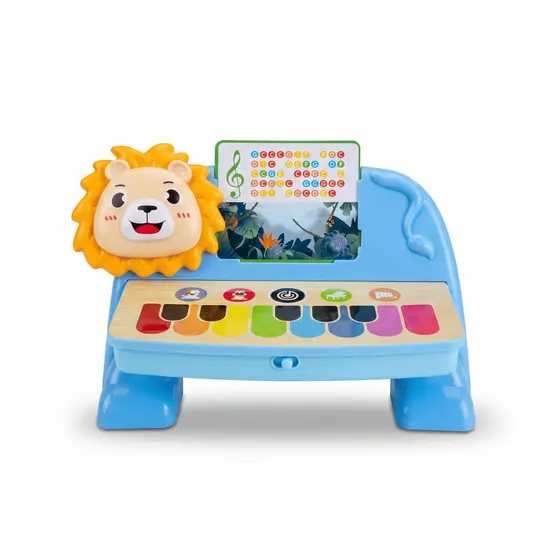 Piano Infantil teclado musical touch com som de Gato Cachorro piano e xilofone