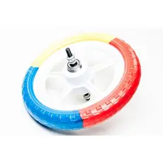Roda Nylon Traseira Aro 12 Pneu EVA - Importado (Colorida)