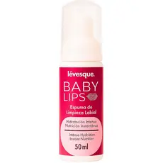Espuma Limpeza Facial e Labial Hidratante Baby Lips Skincare Limpa Profundo Rosto e Boca lévesque