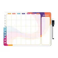 Imã Geladeira Planner Semanal Lembretes Dias da Semana Mag