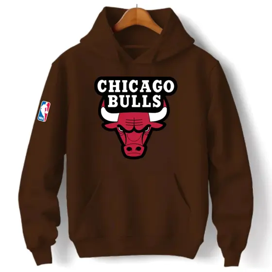 Moletom Canguru Chicago Bulls Blusa de Frio Time Basquete Oferta de Inverno Várias Cores