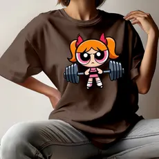Camiseta Unissex MENINAS SUPER PODEROSAS FLORZINHA Camisa 100% Algodão premium Gola Redonda