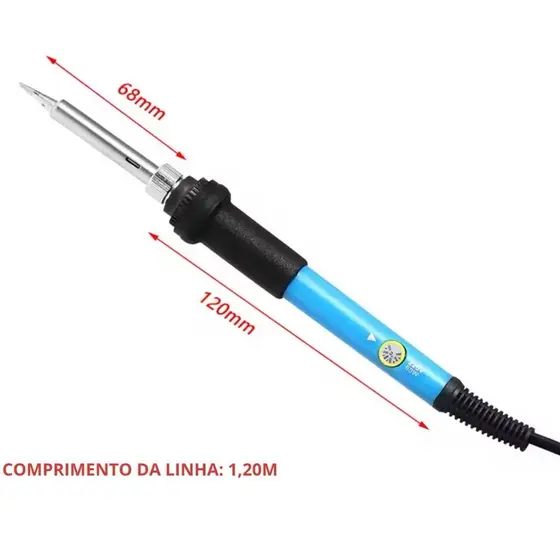 Ferro De Solda 60w Potencia Ajustável Profissional até 480°c Graus 110V-220V