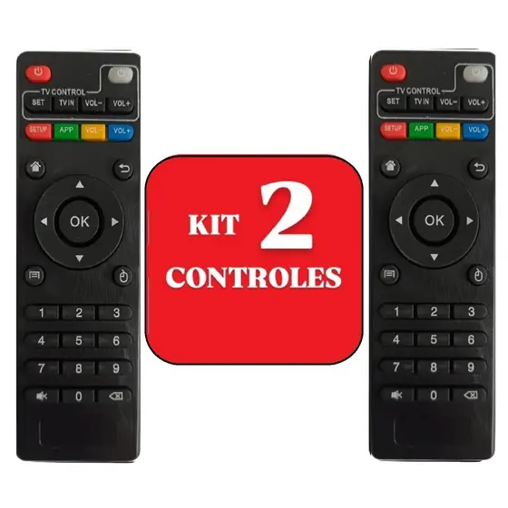 Controle Remoto Para Tv Botões Inteligentes Box Aparelho