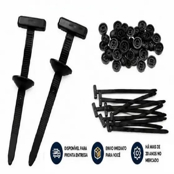 10/20/50 pçs Abraçadeiras Universal Presilha Fixação Com Trava Automática ENVIO IMEDIATO