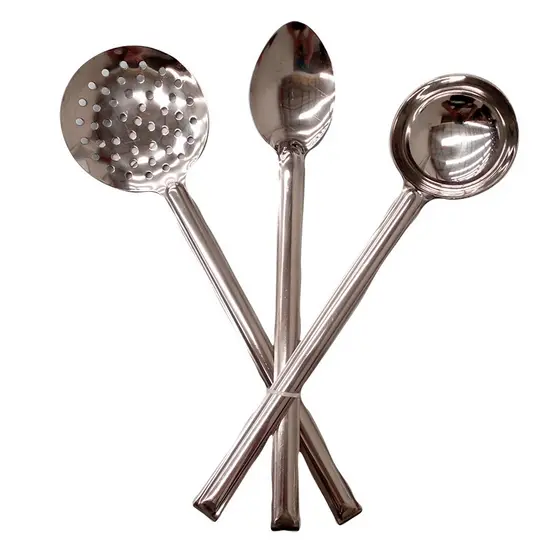 Kit 3 Peças Aço Inox Super Resistente 123 Útil