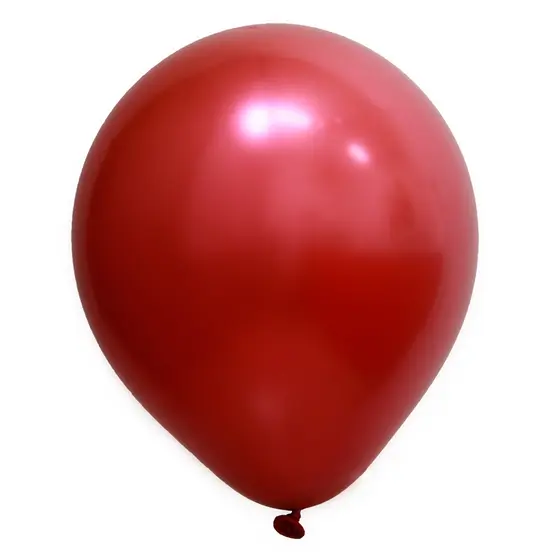 Balão Redondo Profissional Cromado 5 12cm - Vermelho - Art-látex