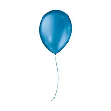 Balão de Festa Cintilante - Azul - 9" 23cm - 25 unidades