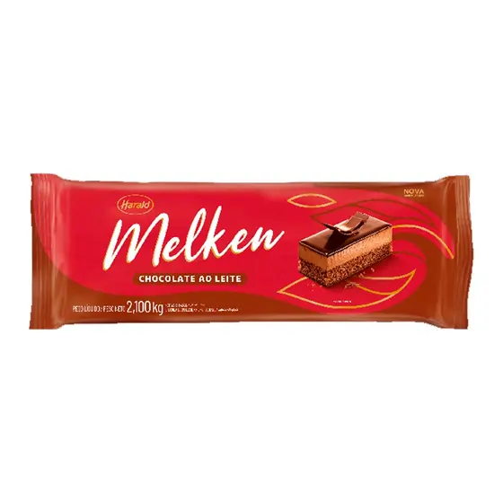 Chocolate Ao Leite - Melken - 2,1kg - 1 unidade - Harald - Rizzo