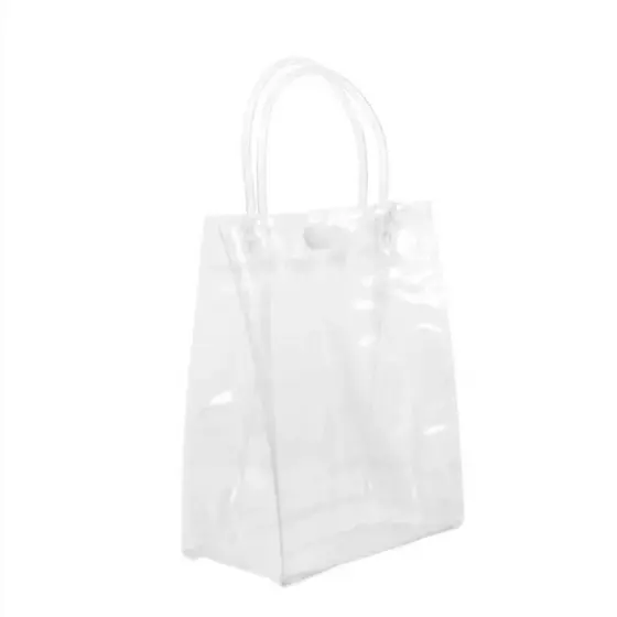 Sacola Transparente Botão - 24x9x28cm - 10 unidades